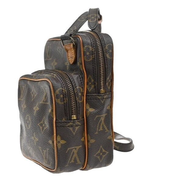 LOUIS VUITTON Mini Amazon Shoulder Bag Monogram Leather Brown - Picture 2 of 15